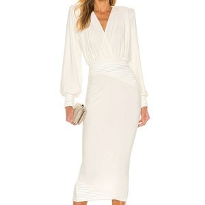 Zhivago white midi dress